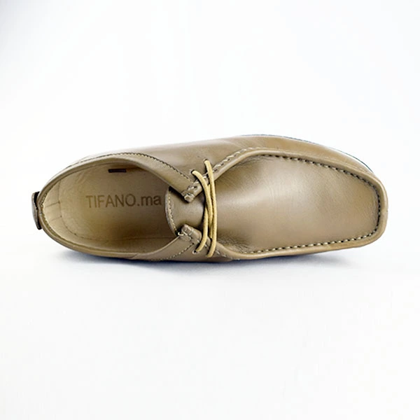 Chaussure pour homme 807-1 beige 100% cuir ..........  miniature